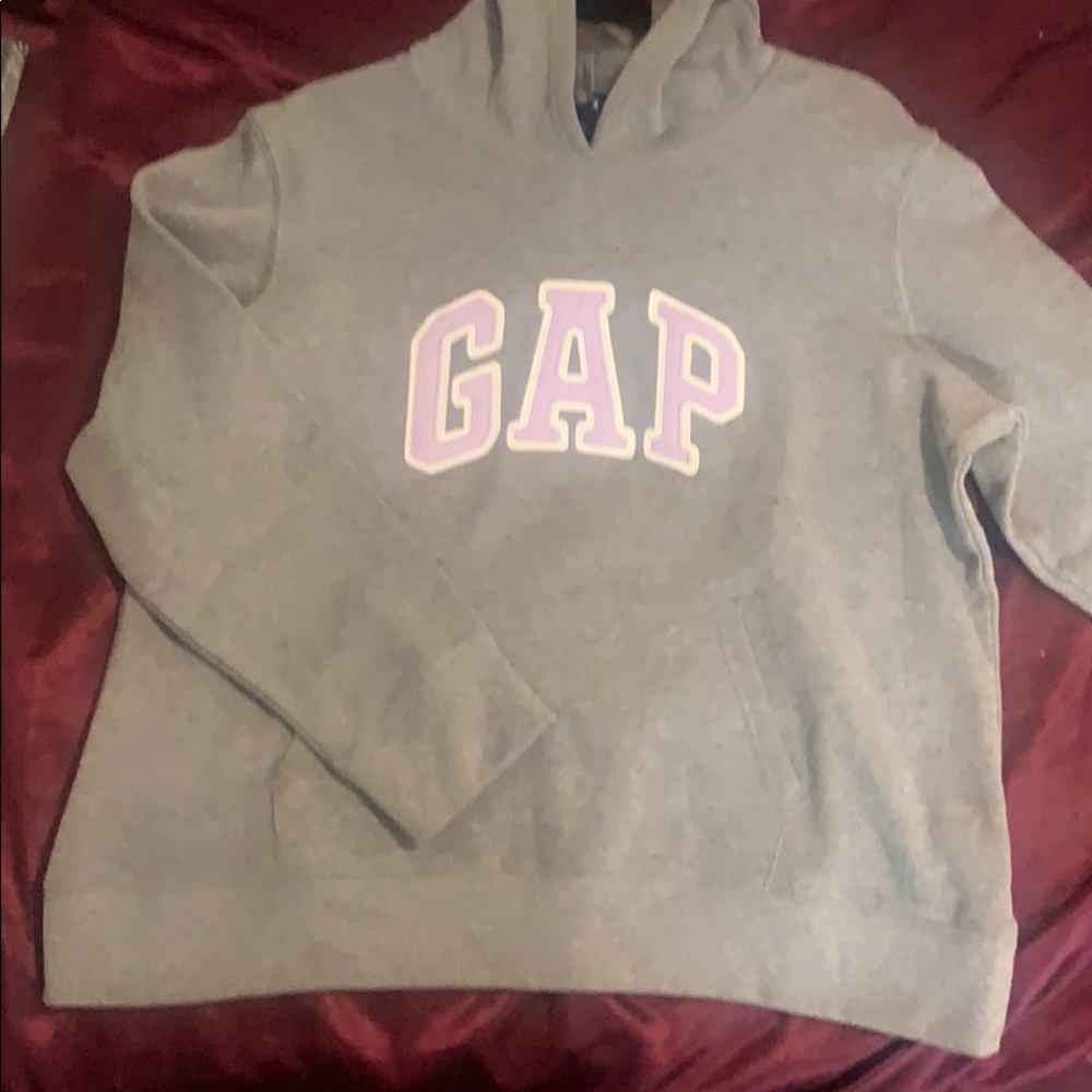 Gray and Lavender GAP sweatshirt